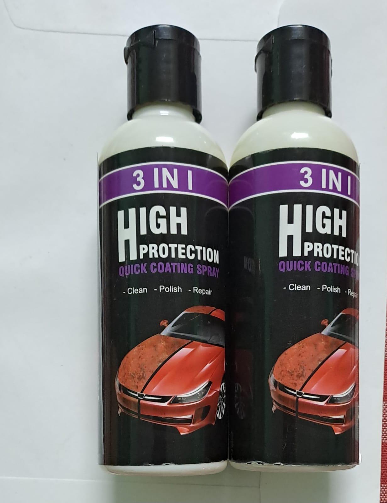 Hydrophobic Polish Nano Coating Agent Car Scratch Spray Cars (Pack of 2)