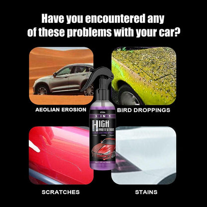 Hydrophobic Polish Nano Coating Agent Car Scratch Spray Cars (Pack of 2)