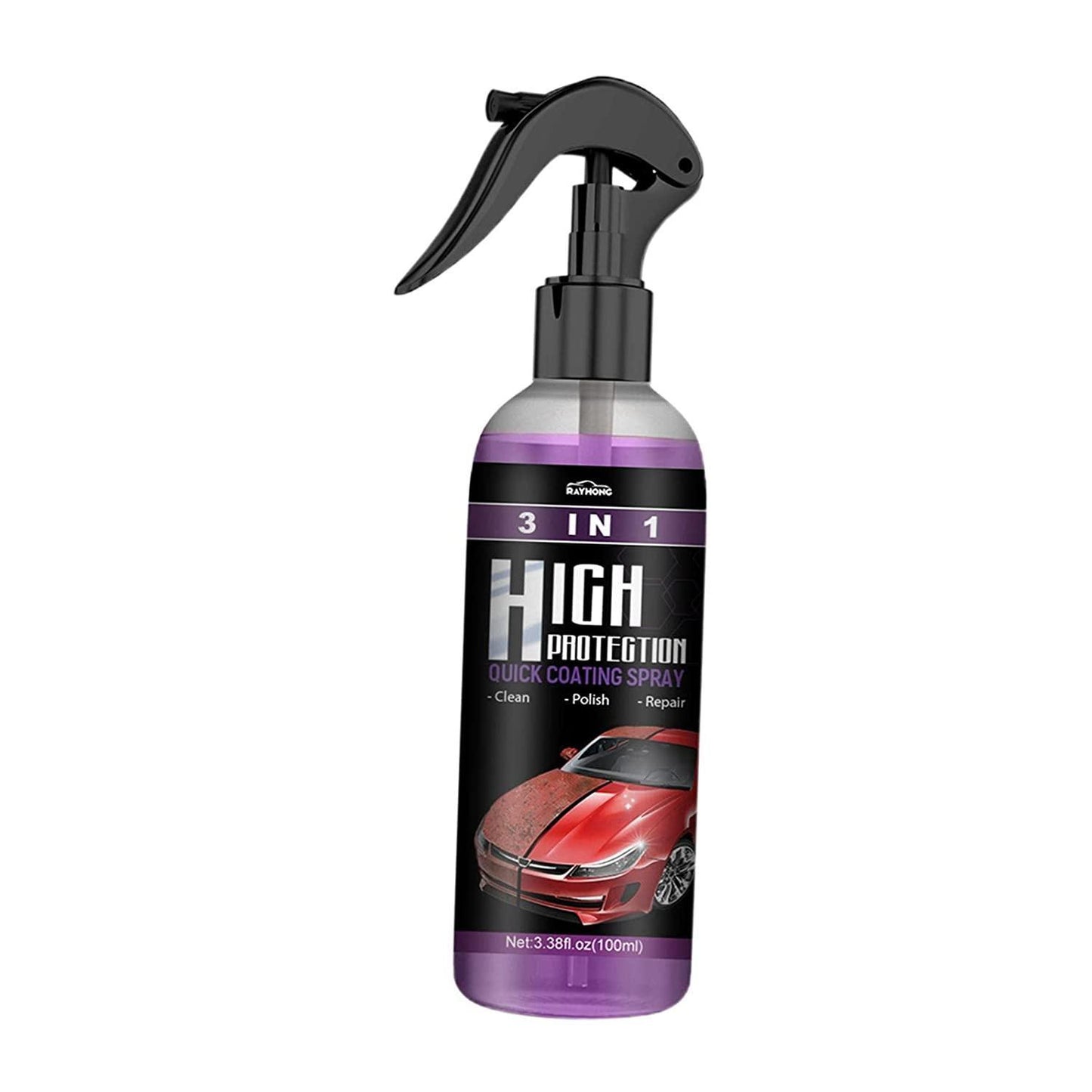 Hydrophobic Polish Nano Coating Agent Car Scratch Spray Cars (Pack of 2)